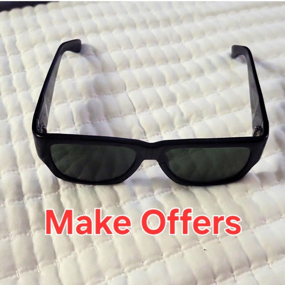Vintage PartsRayban Nomad Sunglasses Frames & Lenses Great for ( PARTS ) Black